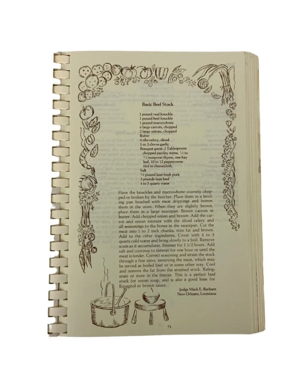 The Cotton Country Collection Cookbook Junior Charity League Monroe LA 1980